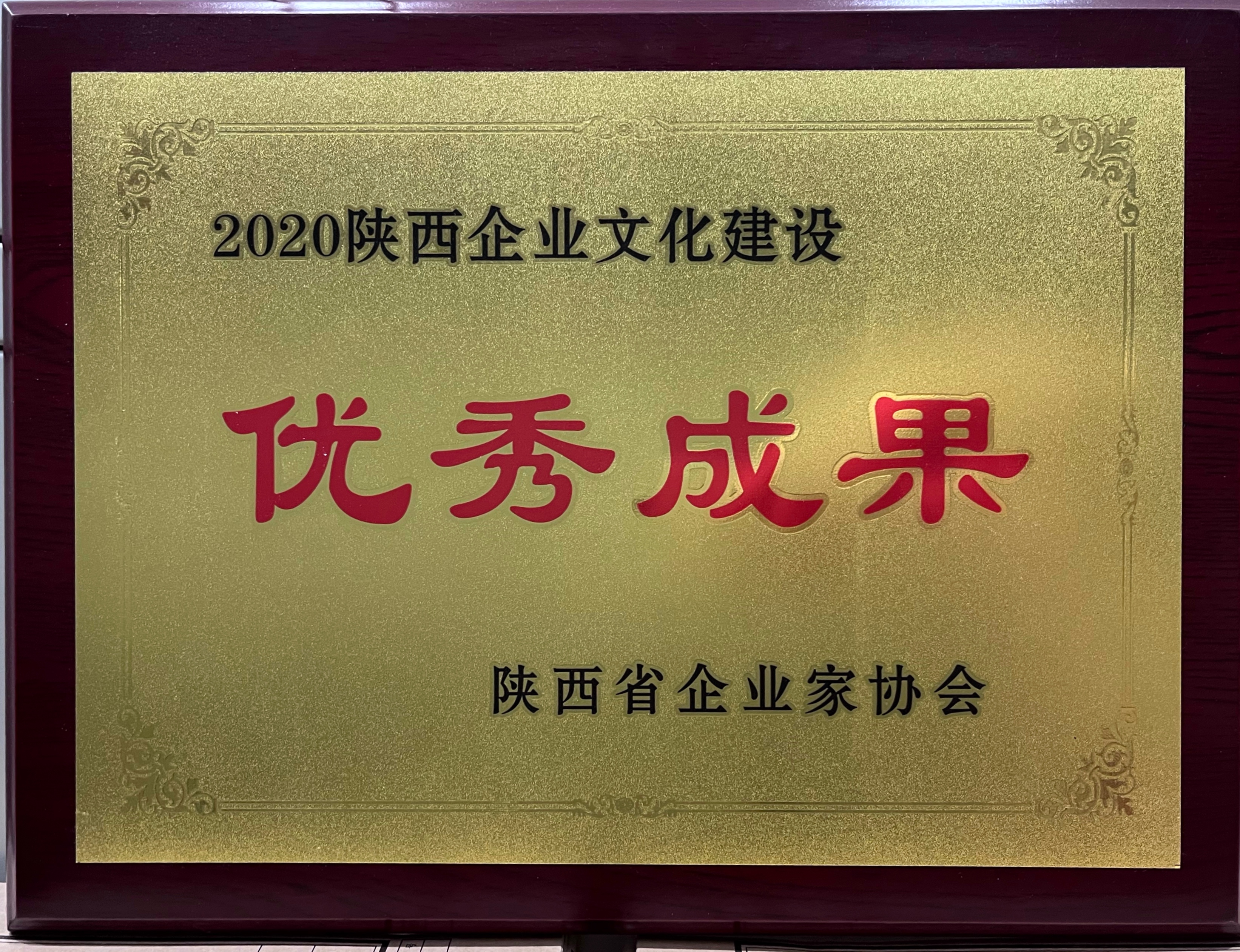 陕西省企业家协会2020年度陕西企业文化建设优异效果